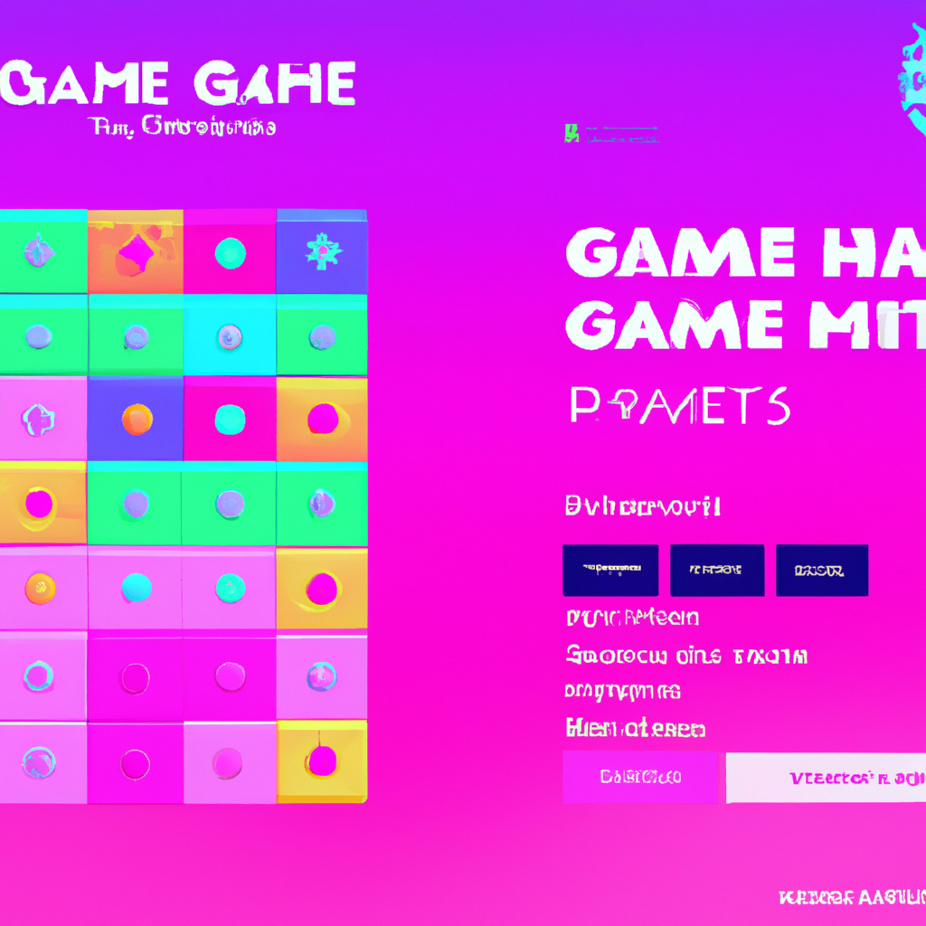 Game editor snapshot with modular blocks and HUD preview